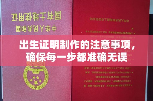 祁连出生证明制作的注意事项，确保每一步都准确无误