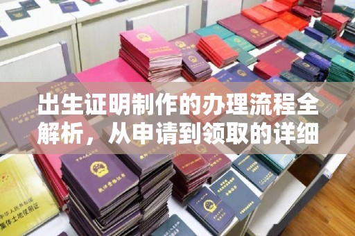 祁连出生证明制作的办理流程全解析，从申请到领取的详细指南